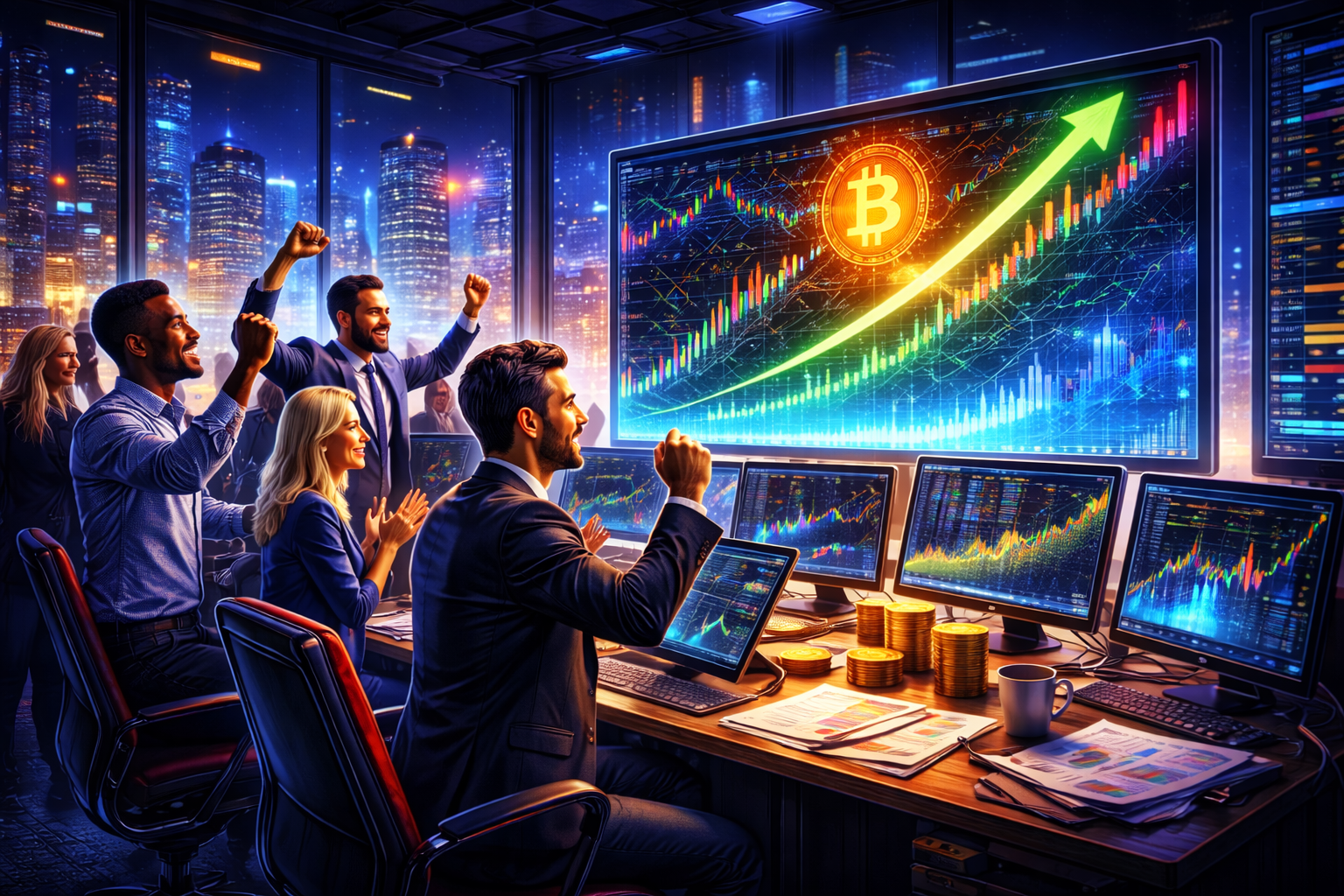 Mystical red-themed avatar